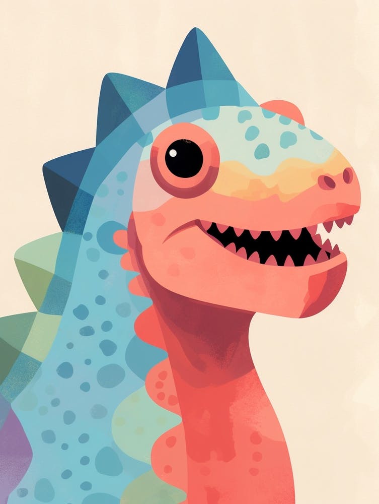 Colourful Dinosaur Euoplocephalus 2