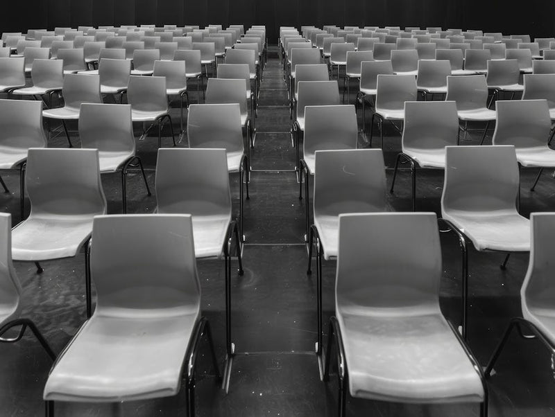 Empty Chairs In Auditorium