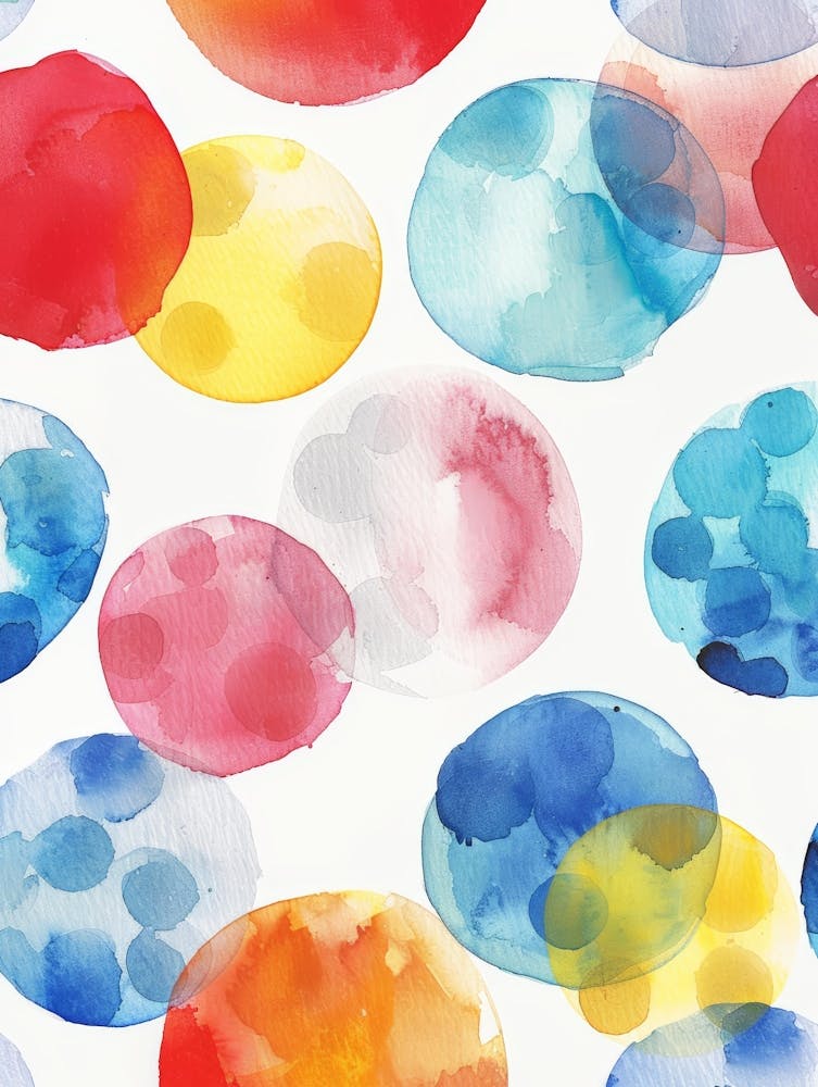 Cercles Aquarelle 5