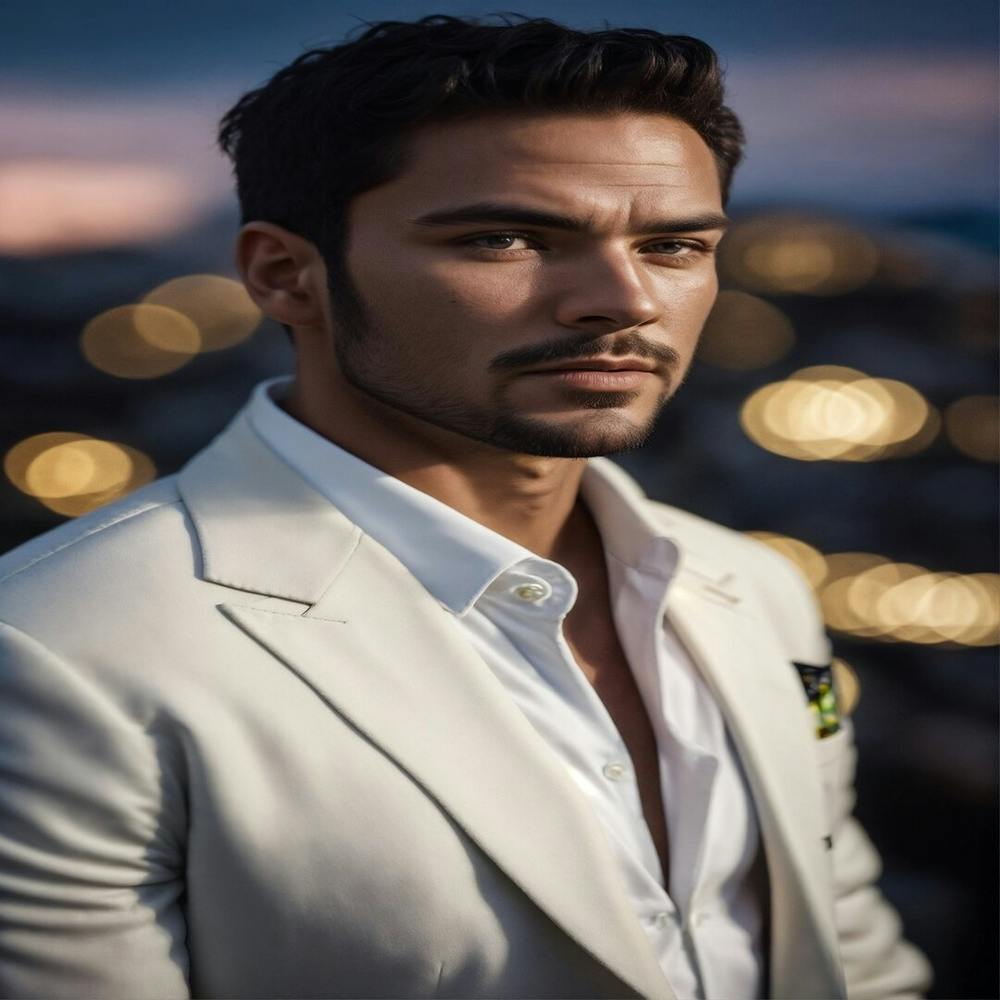 Man In White Suit