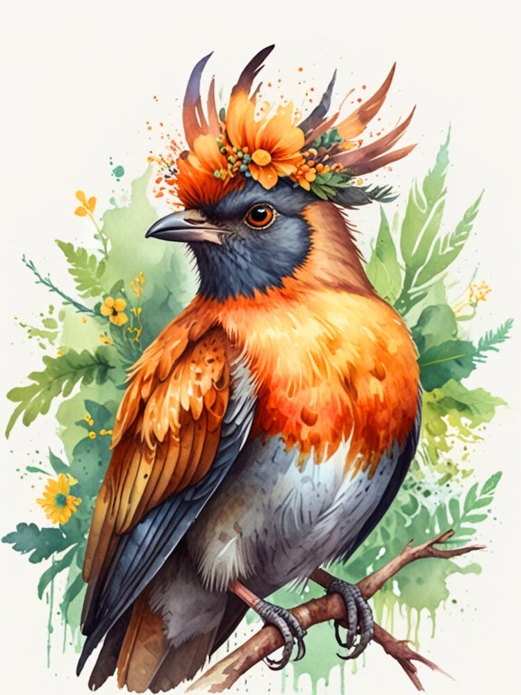 Bird With A Crown