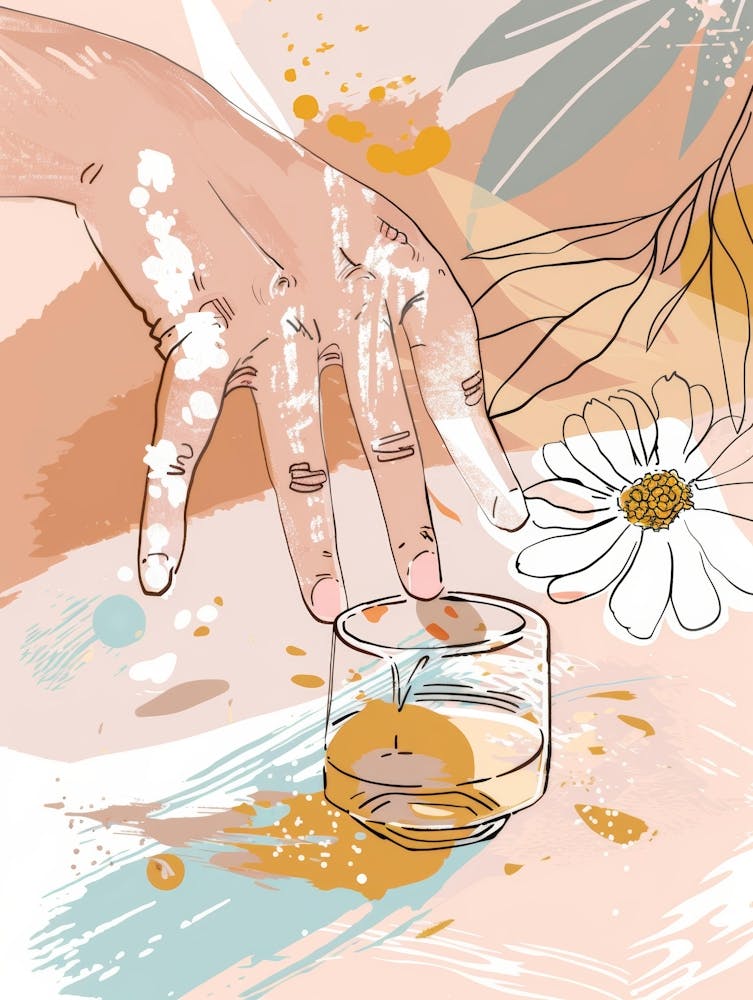 Hand With A Daisy