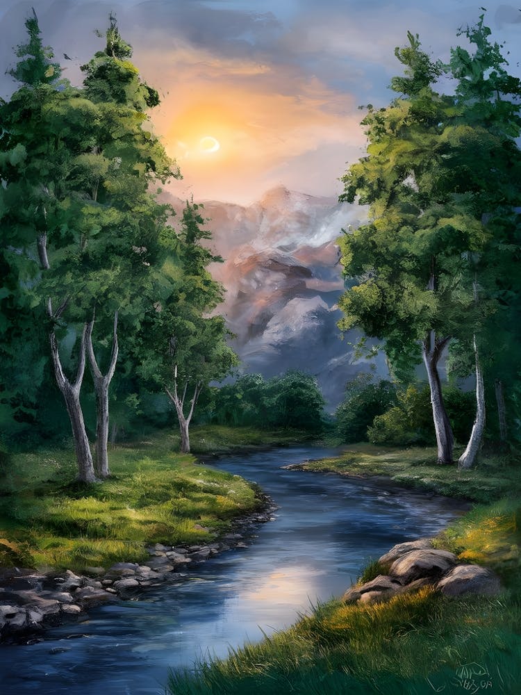 Sunset By The River 4