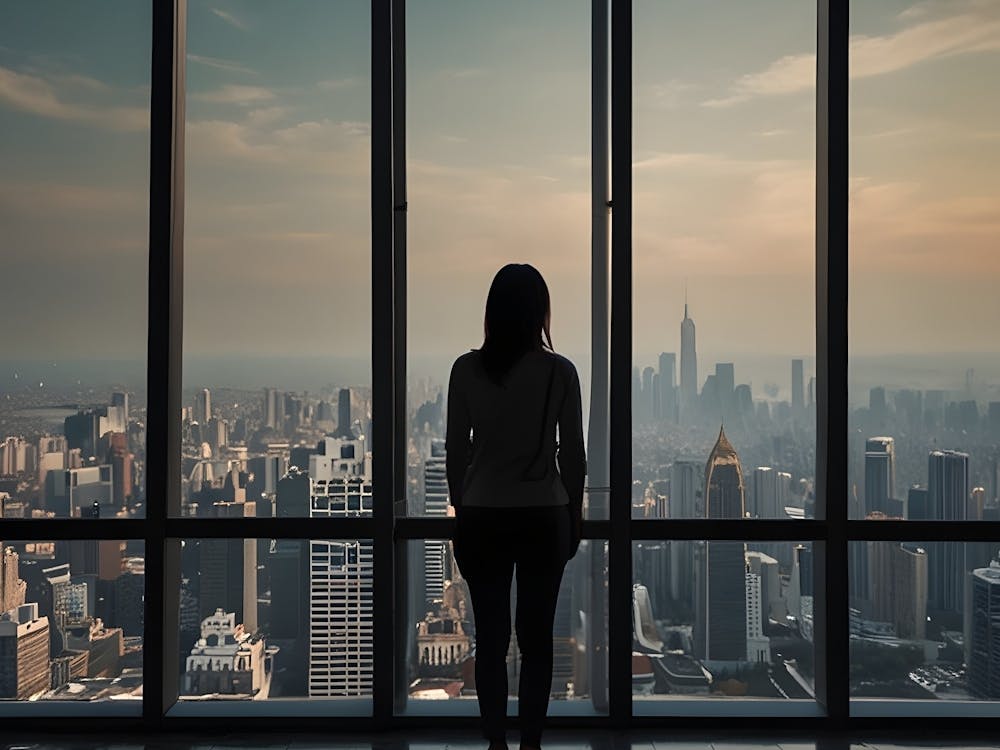 Silhouette Of A Woman