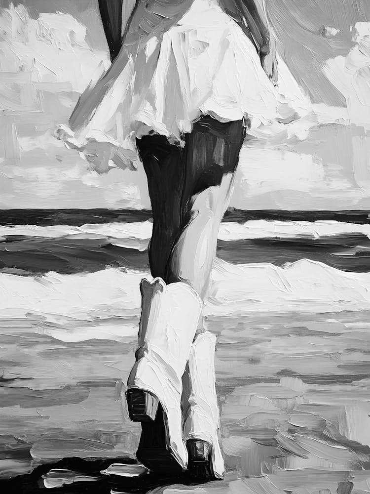 Cowgirl On The Beach 4