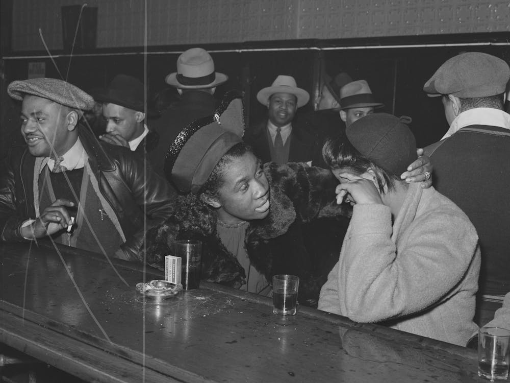 Scene At Bar, Southside Of Chicago, Illinois By Russell Lee