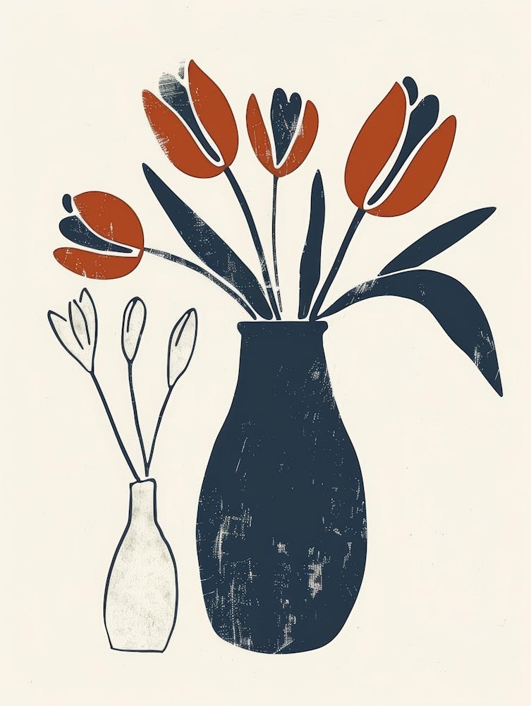 Tulips In Vase 1
