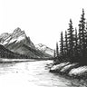 Landscape Drawing Art Prints