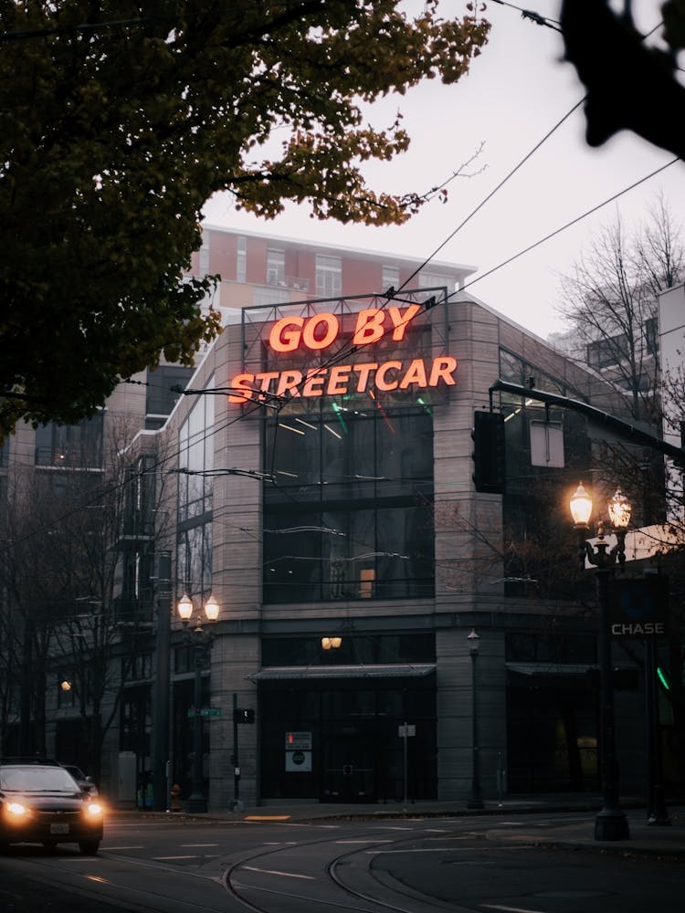 Go By Streetcar Portland Oregon Dec24