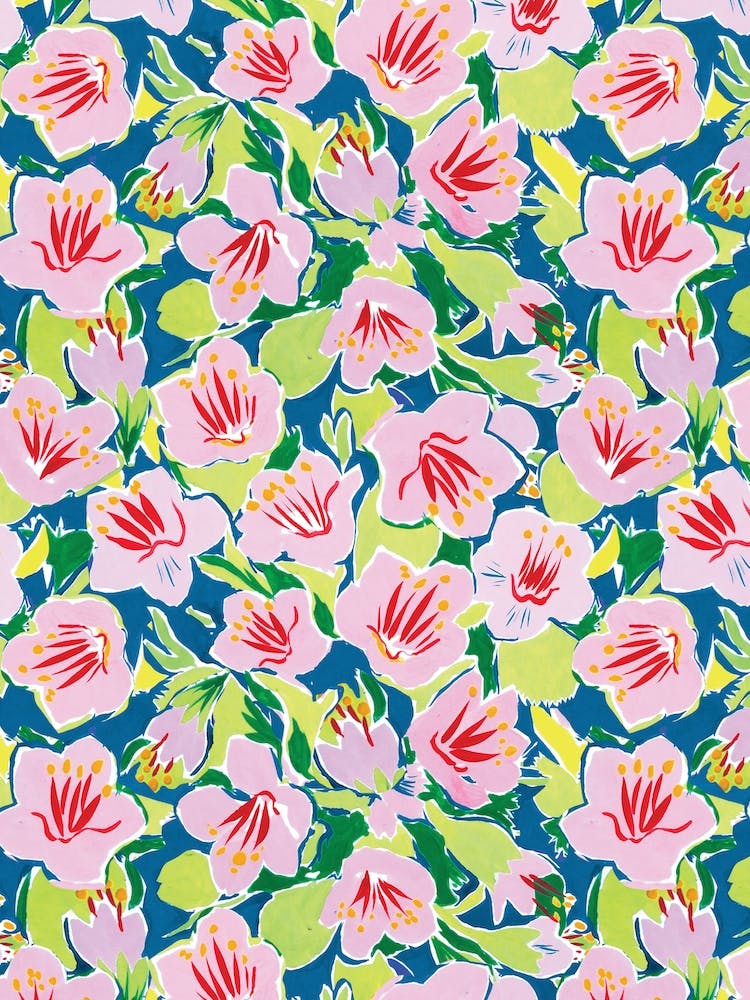 Vibrant Hibiscus Print