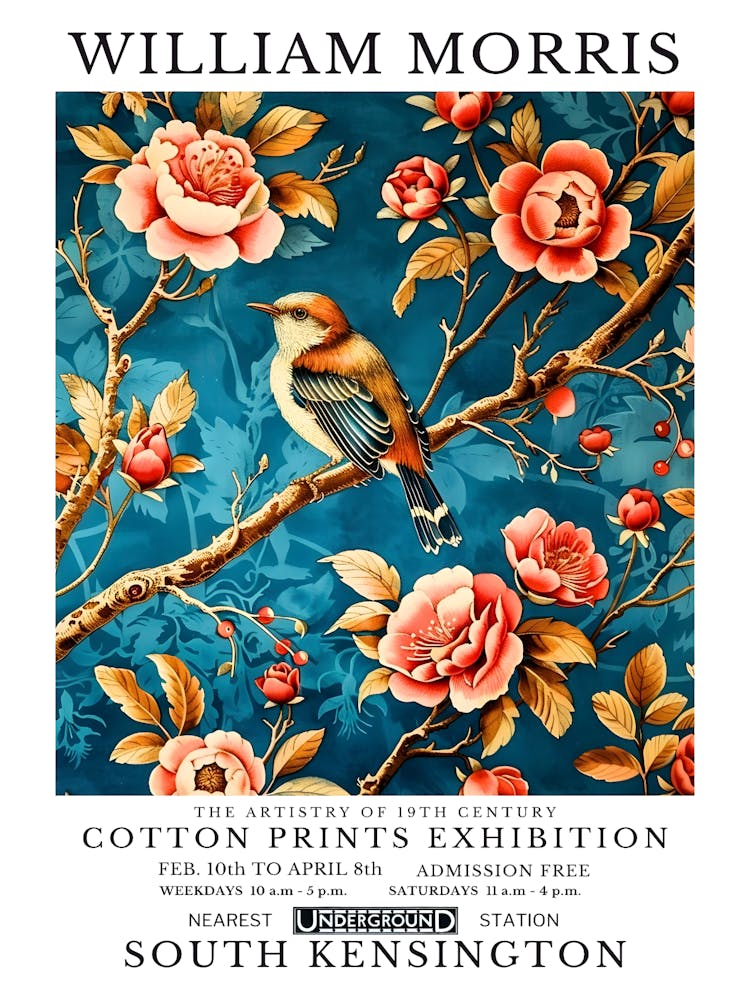 William Morris Cotton Prints Exhibition 59