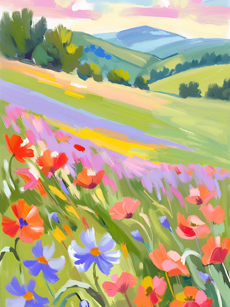 Poppies In The Meadow 2