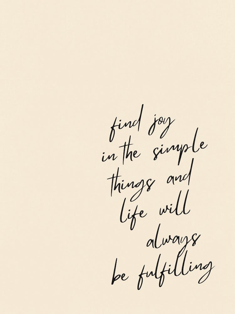Find Joy In The Simple Things Quote Print Positive quotes Inspirational Quote Minimalist Print Printable Wall Art INSTANT DOWNLOAD
