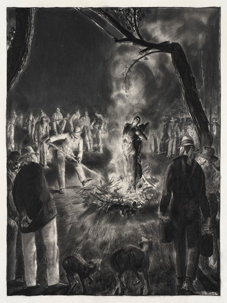 The Law Is Too Slow (1922–1923) By George Wesley Bellows
