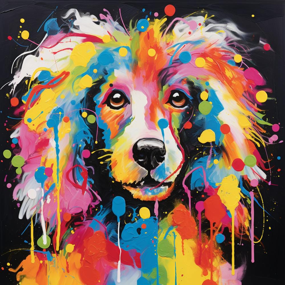 Poodle Painting