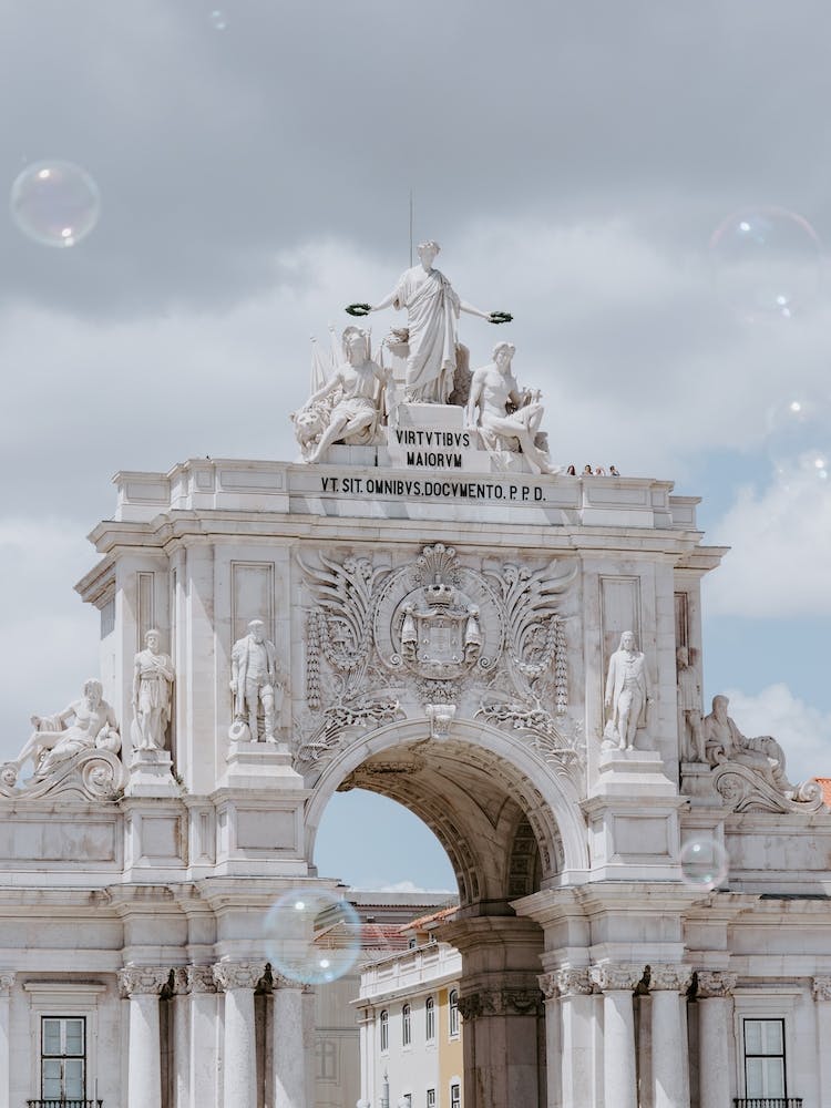 The Rua Augusta Arch in Lisbon