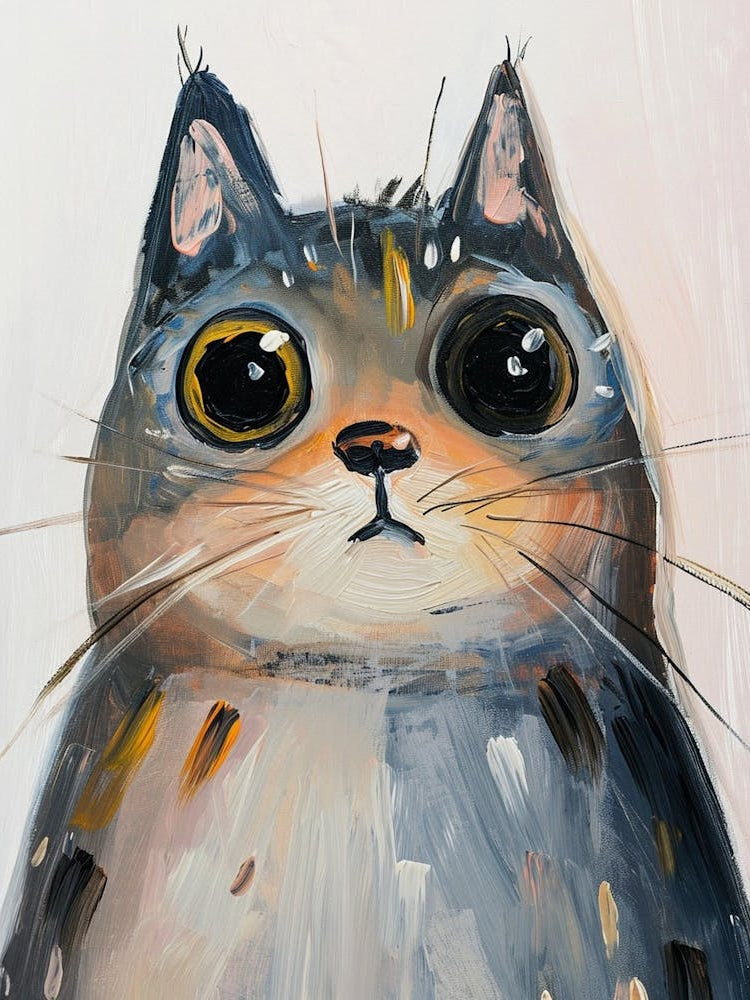 Munchkin Cat Painting 4