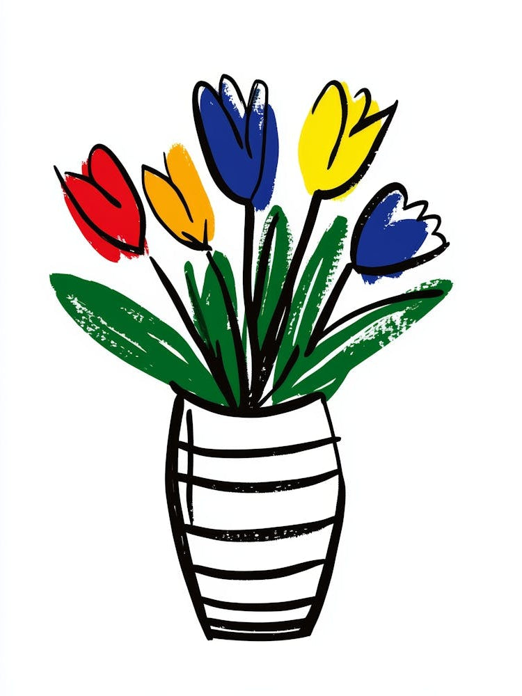 Tulips In A Vase 46