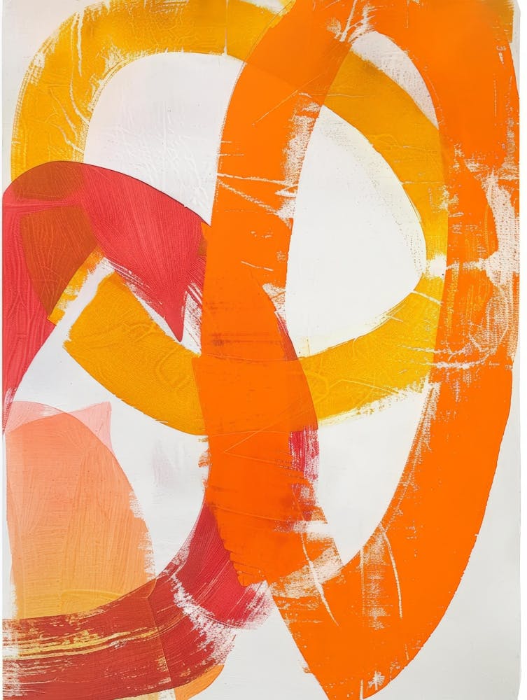 Orange Circles 4