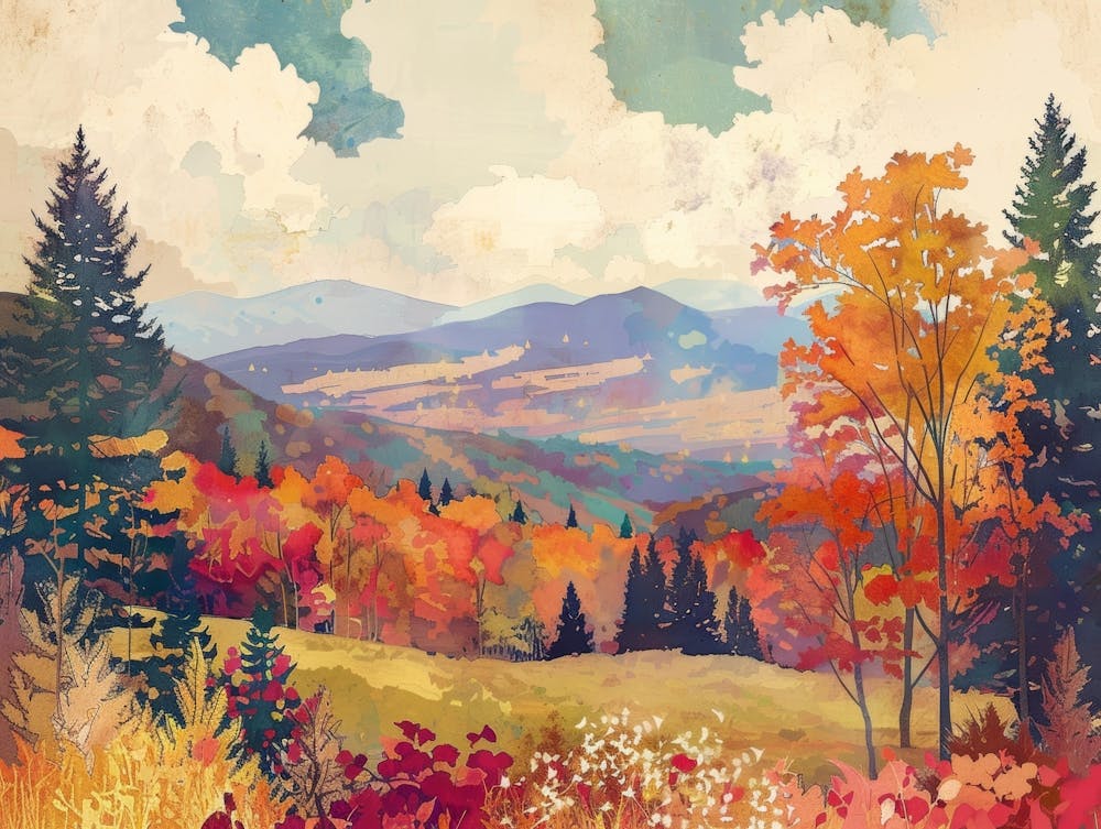 Autumn In The Mountains 2