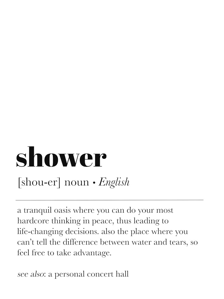 Shower Bathroom Definition