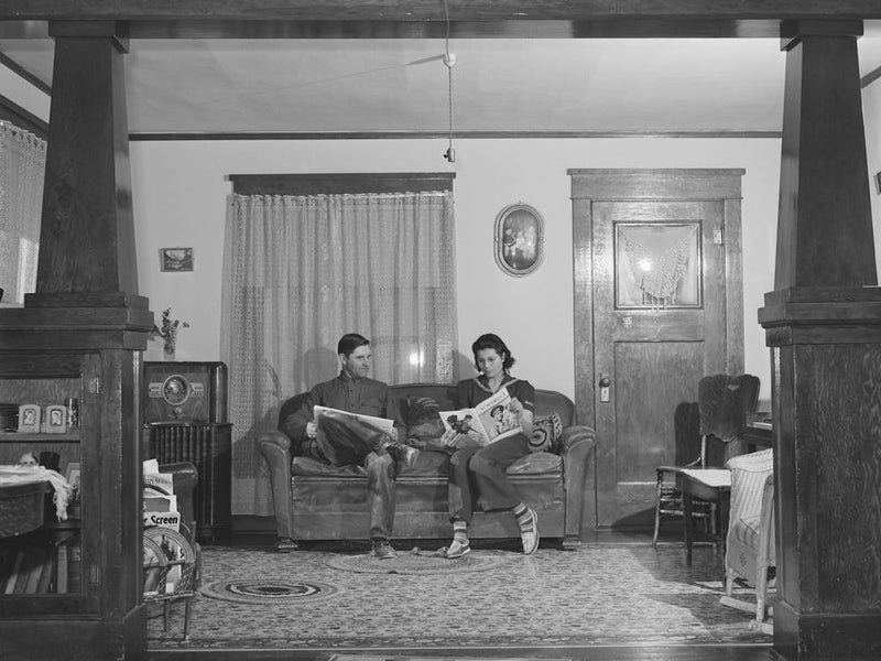 Mr And Mrs Lee Wagoner Who Farm On The Black Canyon Project, Canyon County, Idaho By Russell Lee