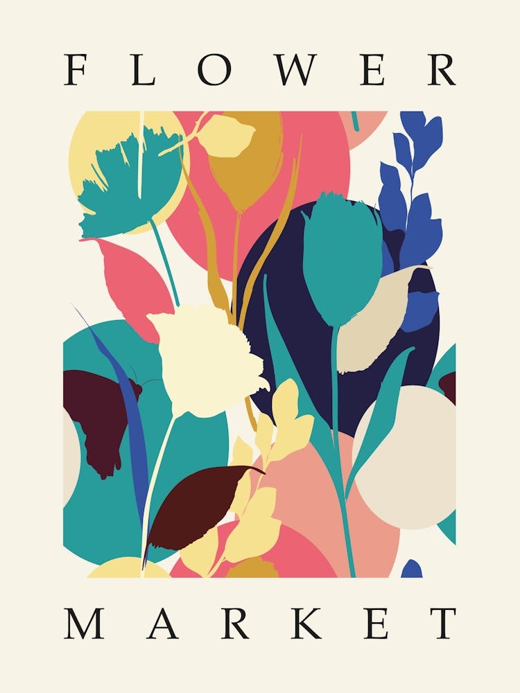 Flower Market Print 1