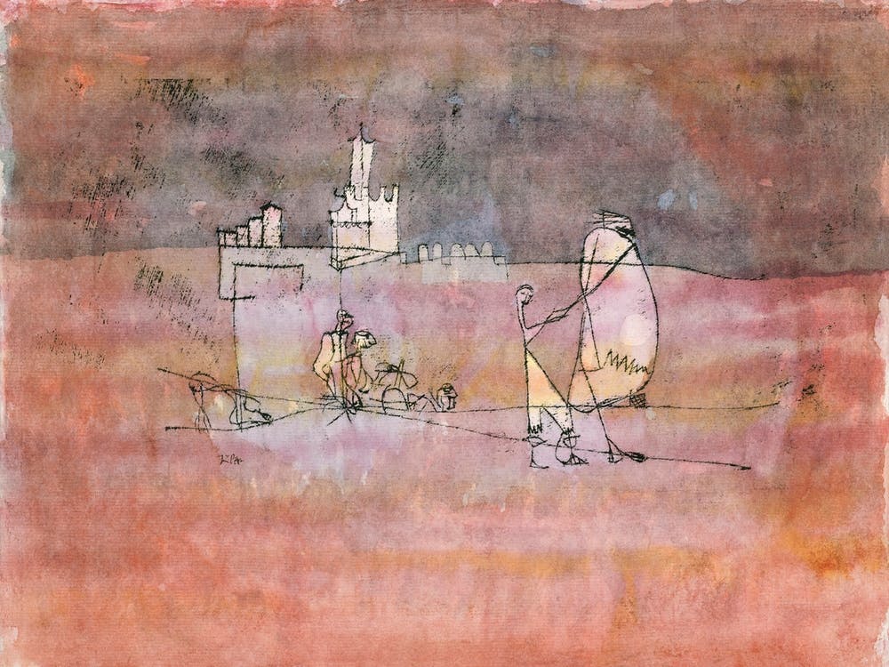 Episode Before An Arab Town (1923), Paul Klee