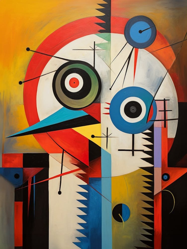 Bird Abstract Pop Art 8