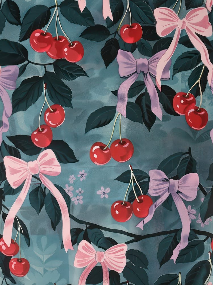 Tropical Bows 5 Pattern