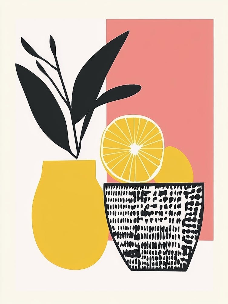 Lemons In A Vase 1