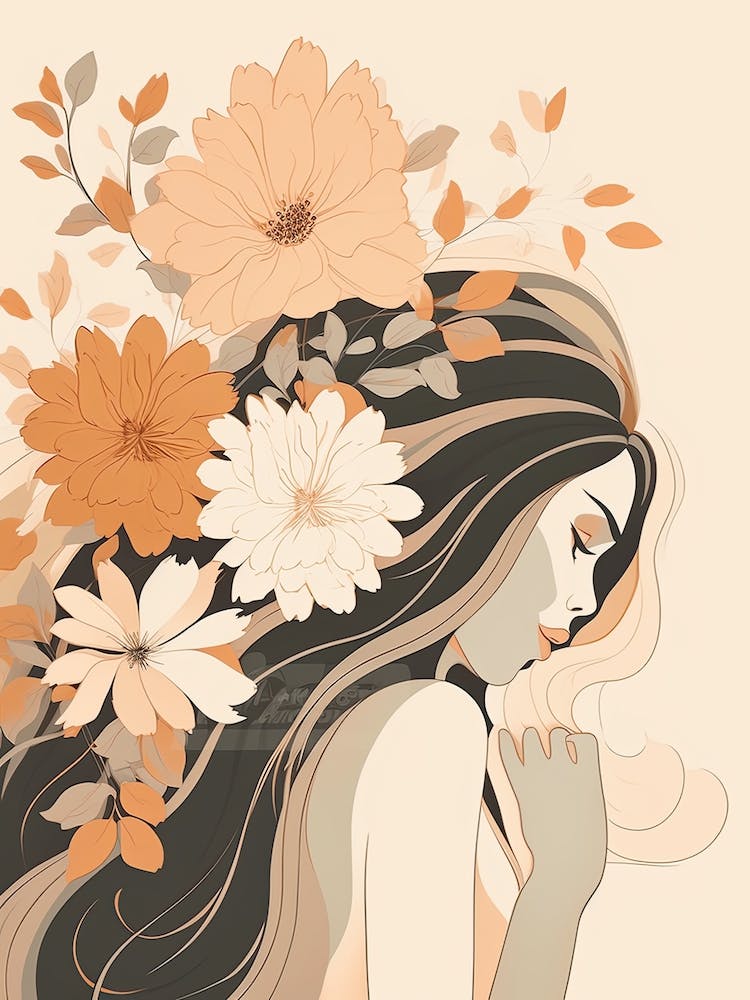 Bloom Body Woman Neutral Colours Boho Style 12