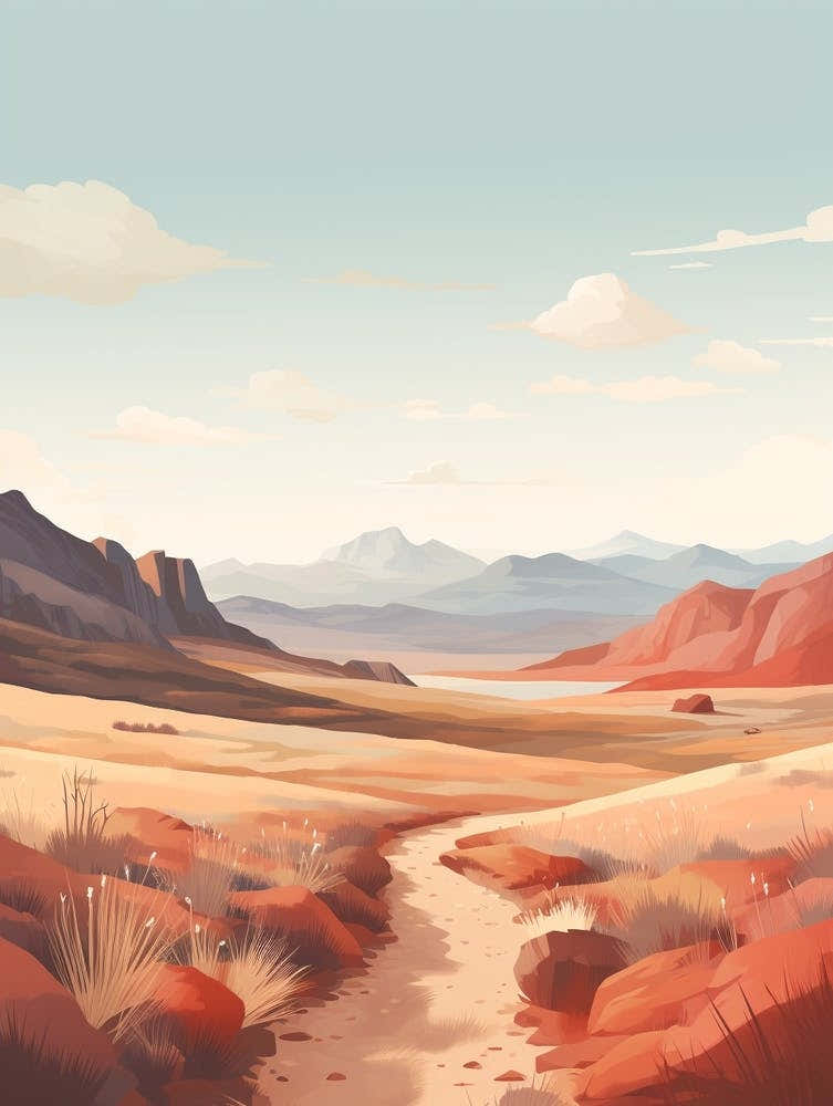 Pacific Crest Trail Usa 1 Hiking Trail Landscape