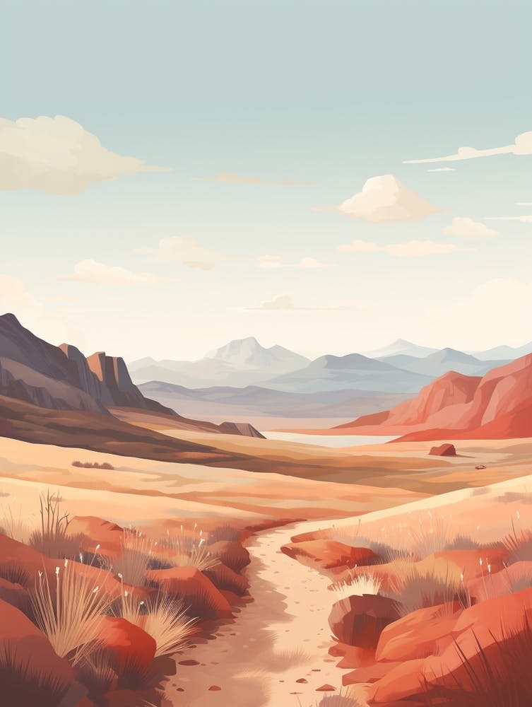 Pacific Crest Trail Usa 1 Hiking Trail Landscape