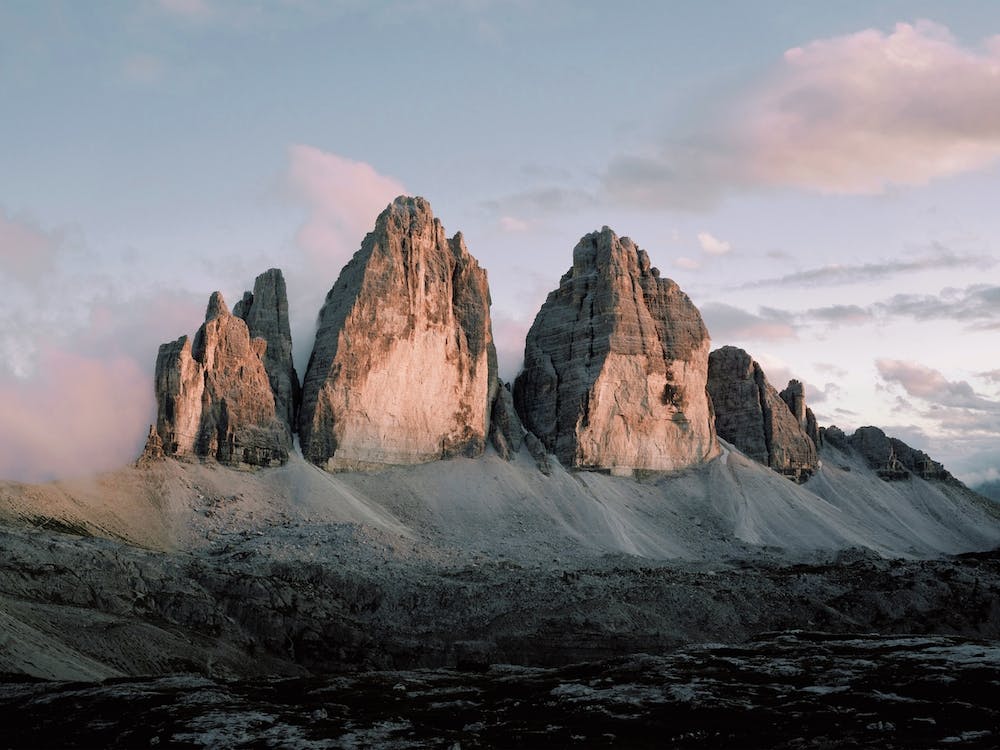 Pink Mountain Peaks