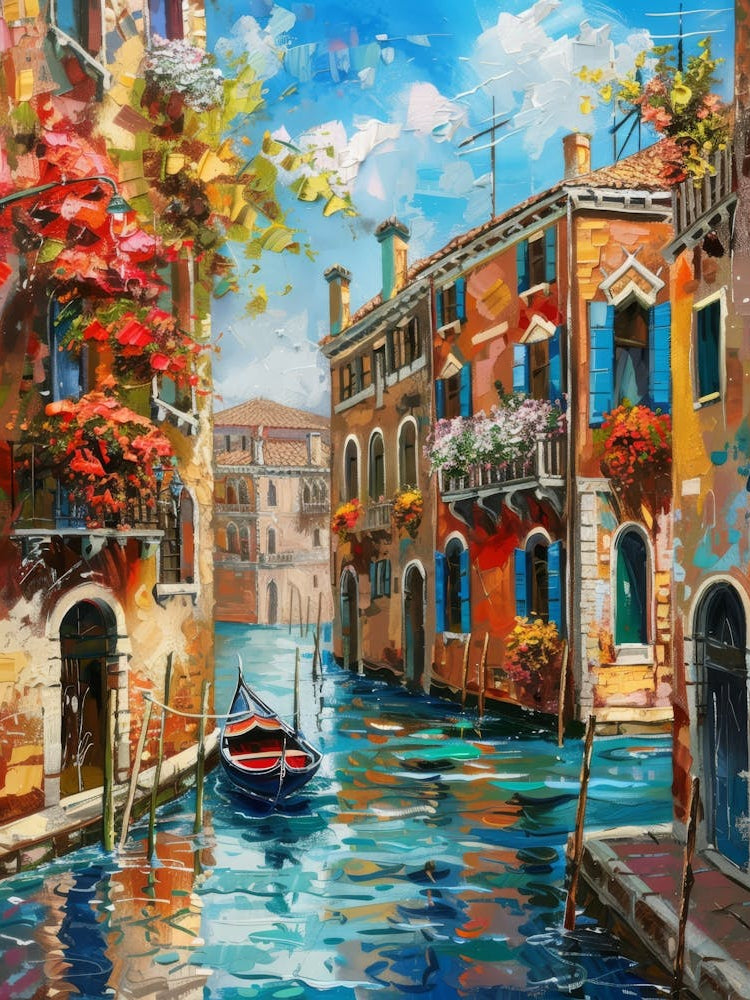Generate Beautiful Vibrant And Modern Wall Art On Different Themes, Travel, Italy 9