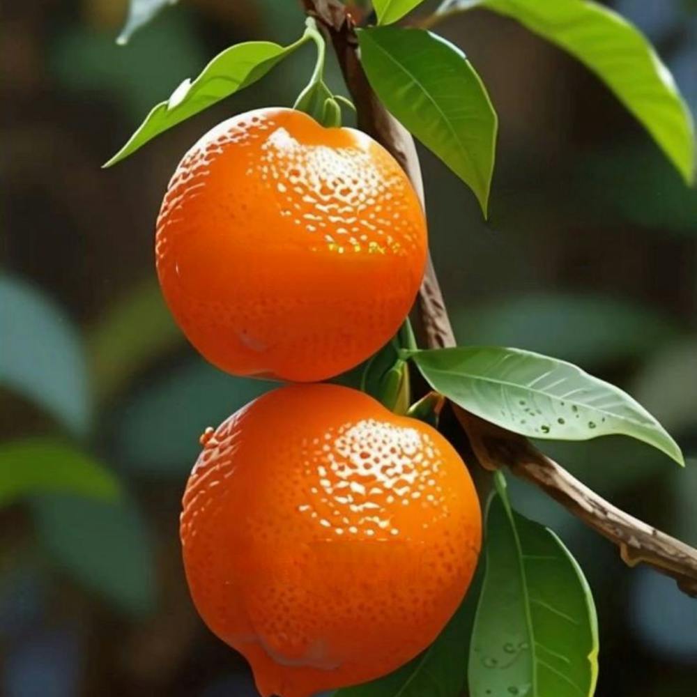 Two Oranges On A Tree
