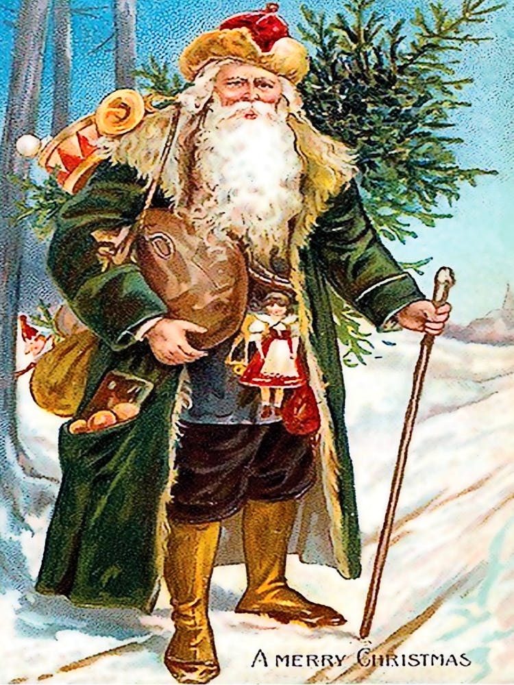 Old Santa Claus, European Style