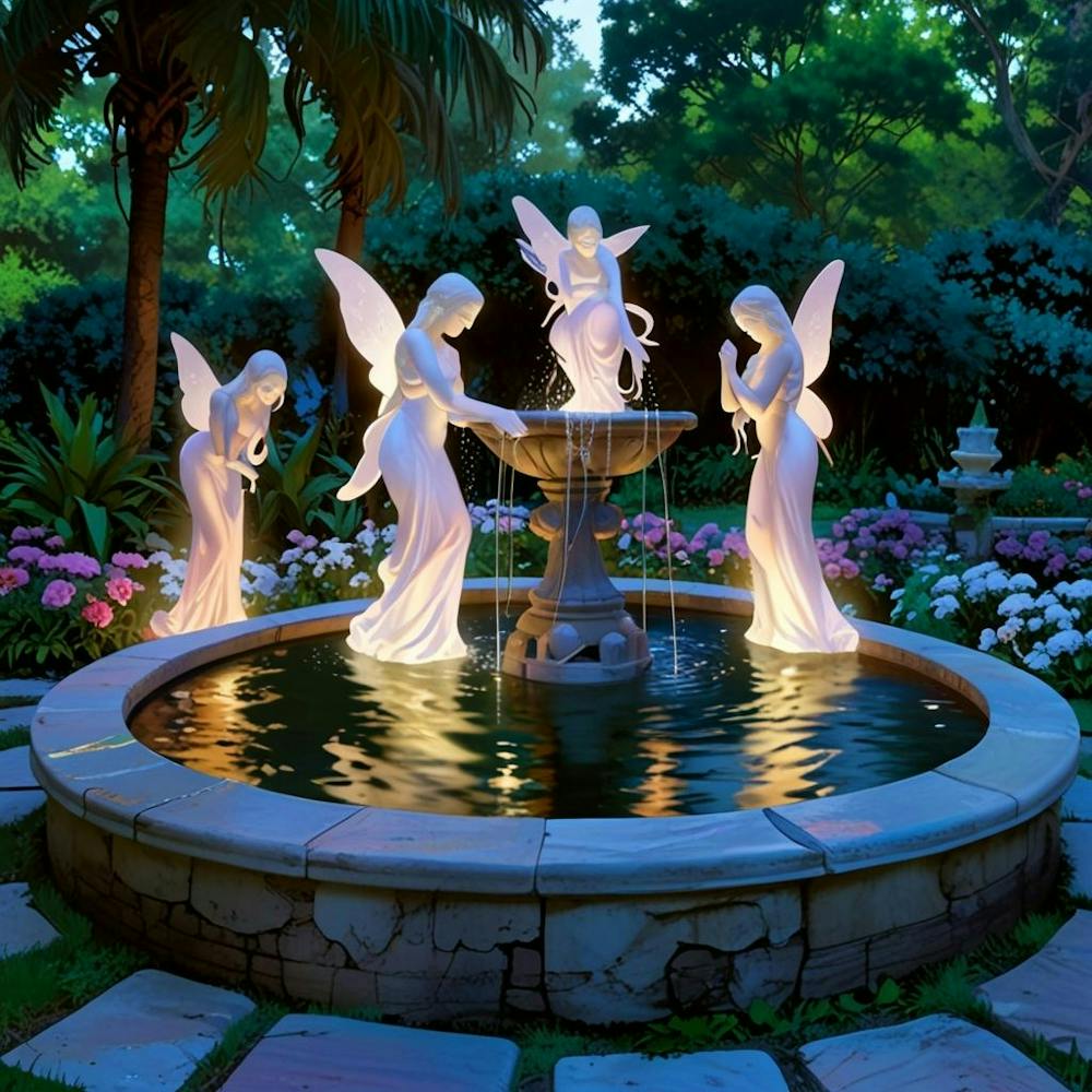 Angels In A Fountain