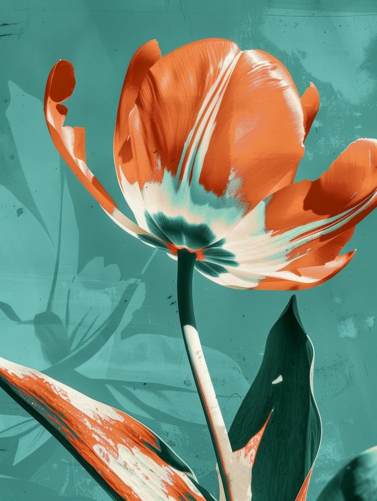 Abstrakte Tulpe