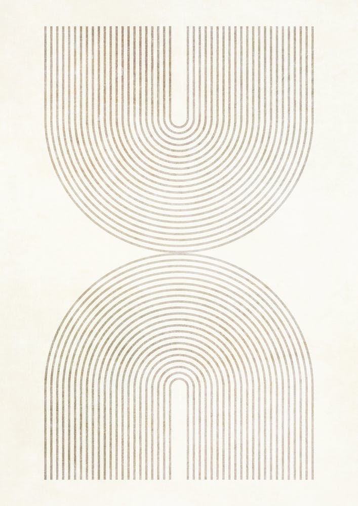 Boho Neutral Mid Century B