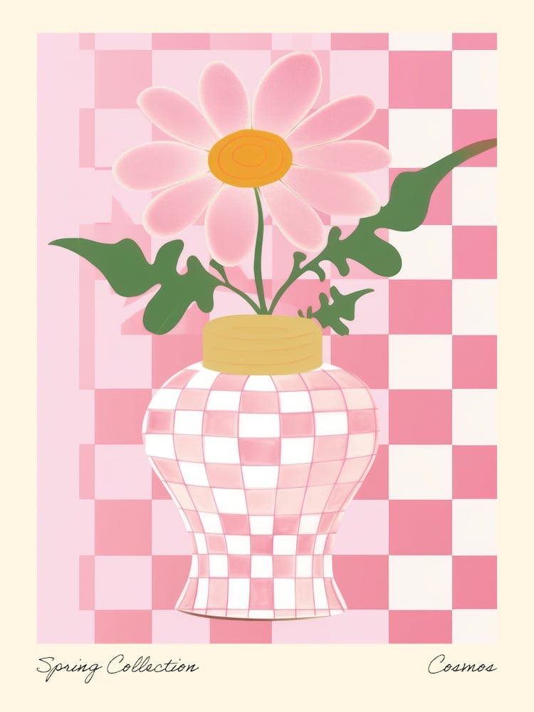 Spring Collection Cosmos Flower Vase 4
