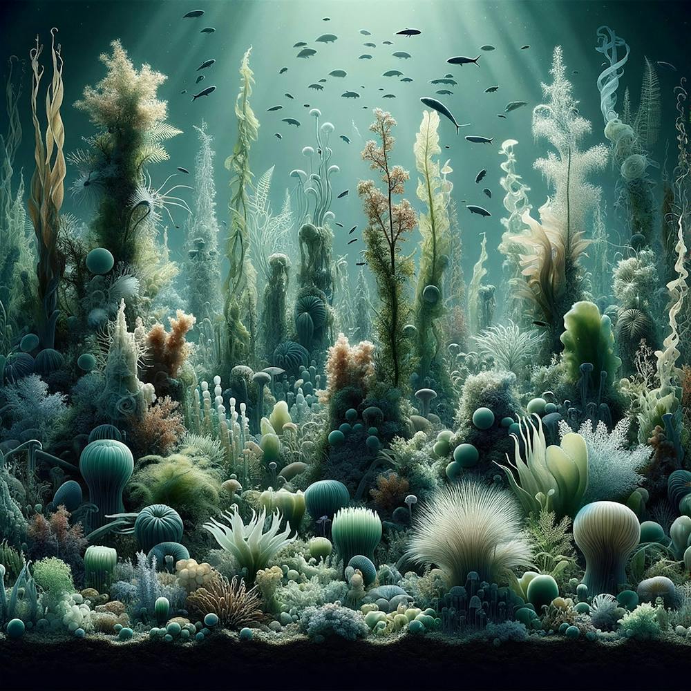 Unterwasser-Korallenleben