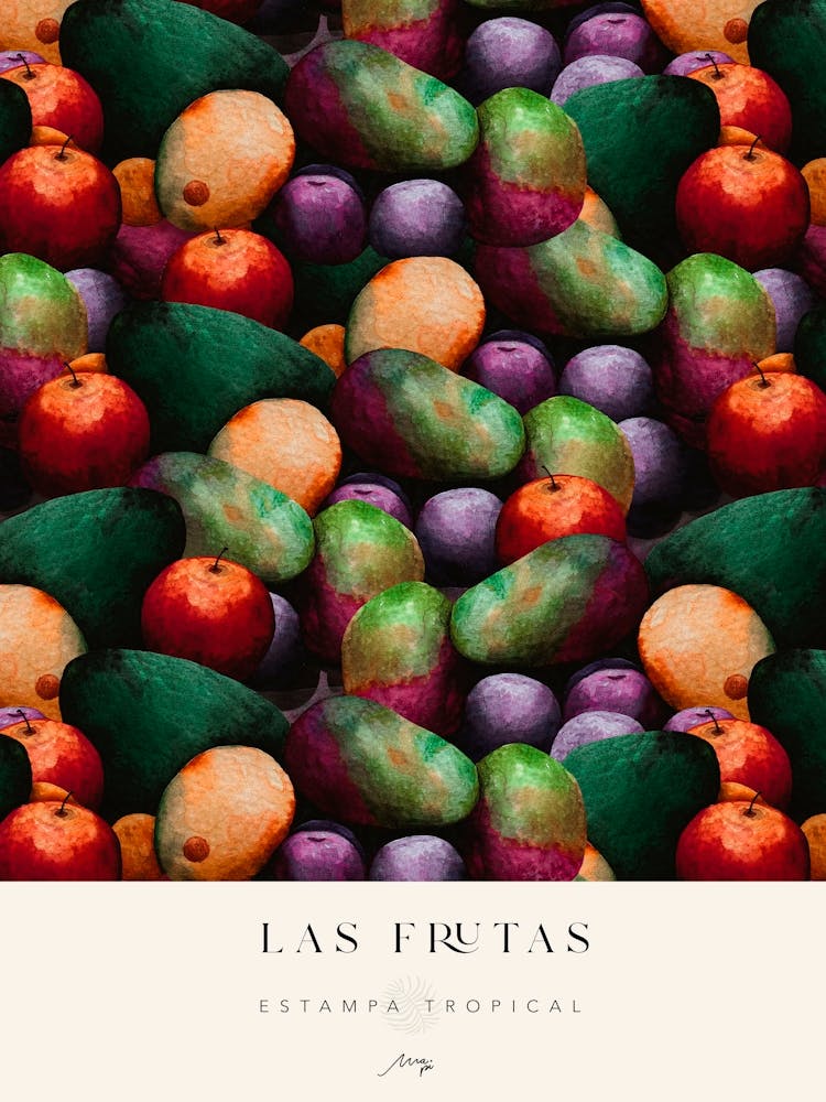 Las Frutas - Estampa Tropical