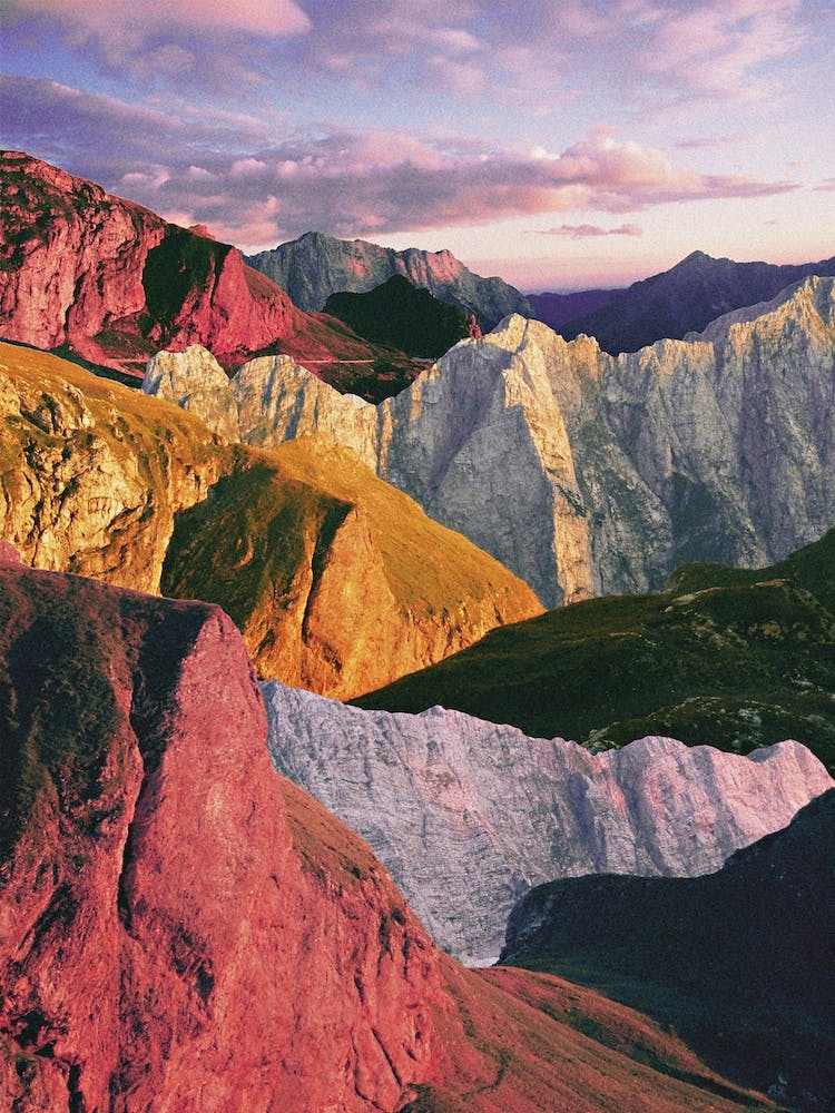 Sunkissed Hills Mountainscape