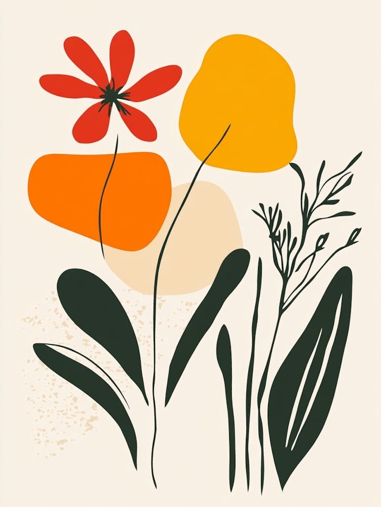 Abstract Floral Painting 17