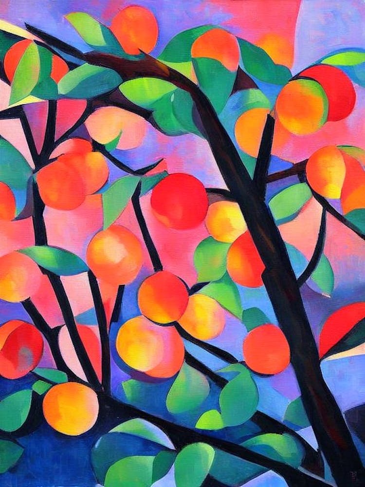 Nectarine Tree Cubist