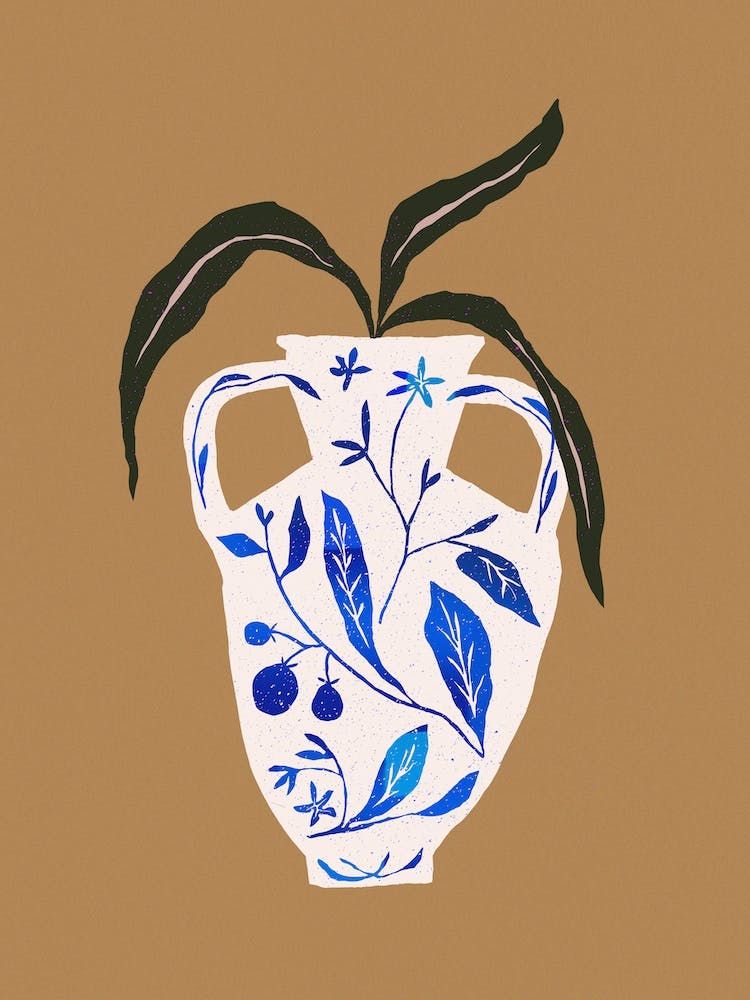 Dynasty Vase With Citrus Blossoms