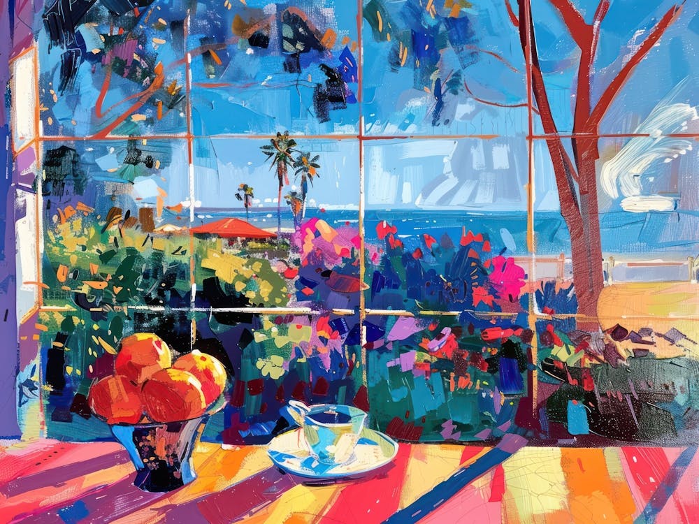 Perth From The Window View Painting 1