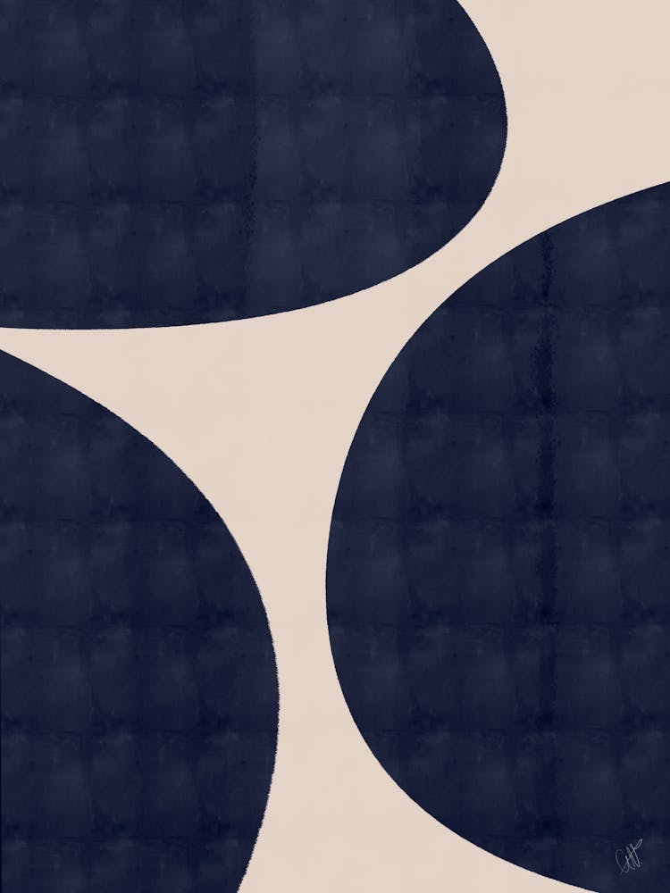 Dark Blue Shapes